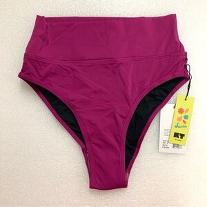 Knix Teen Leakproof High Rise Bikini Swim Bottom - Orchid